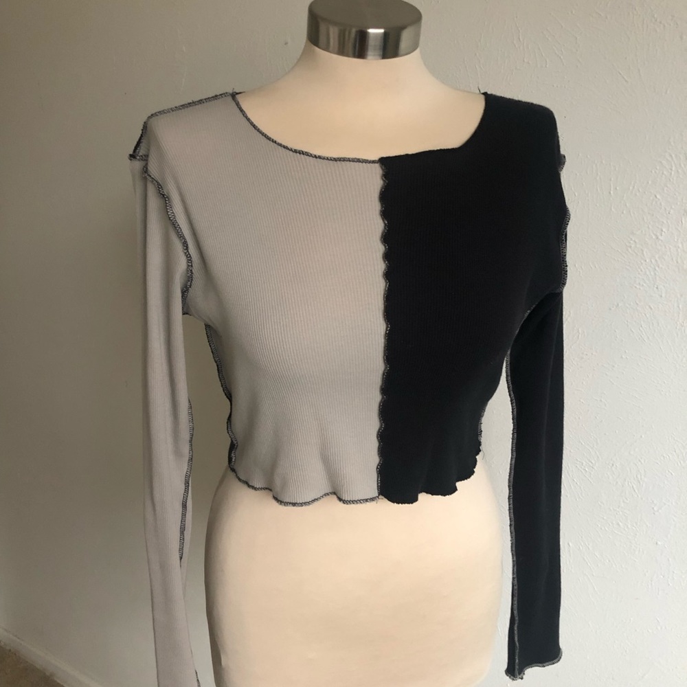 Unfinished Hem Top